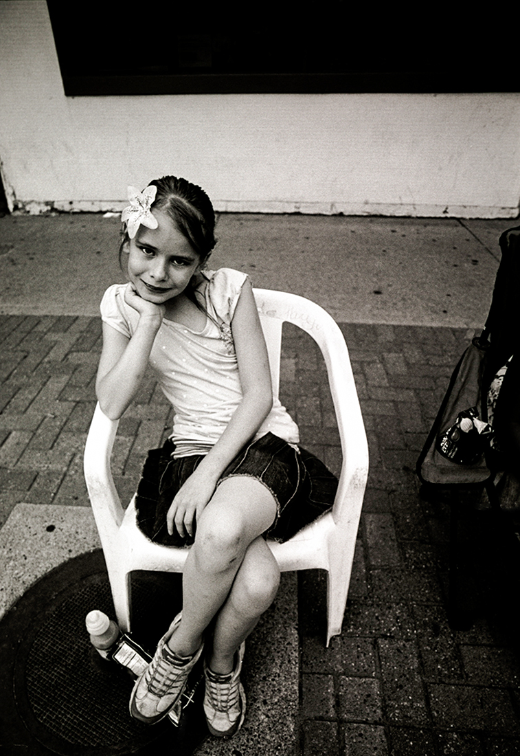 Waiting for the parade