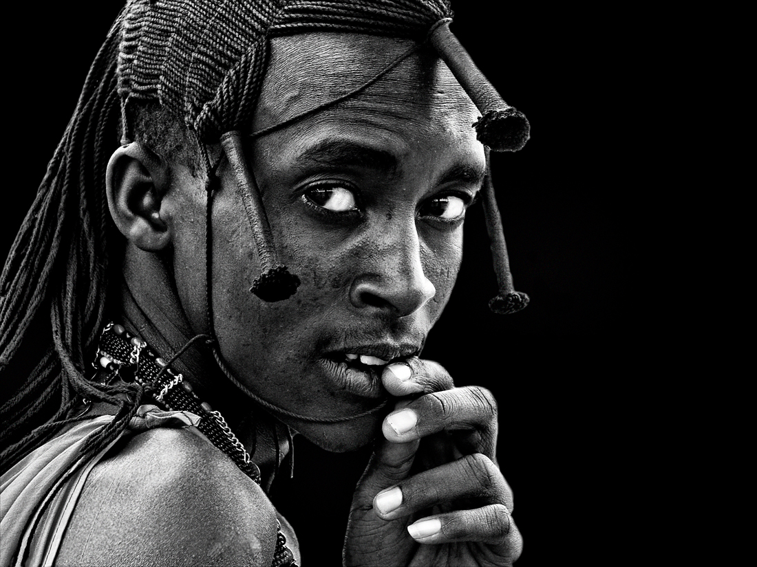 Maasai man in Masai Mara