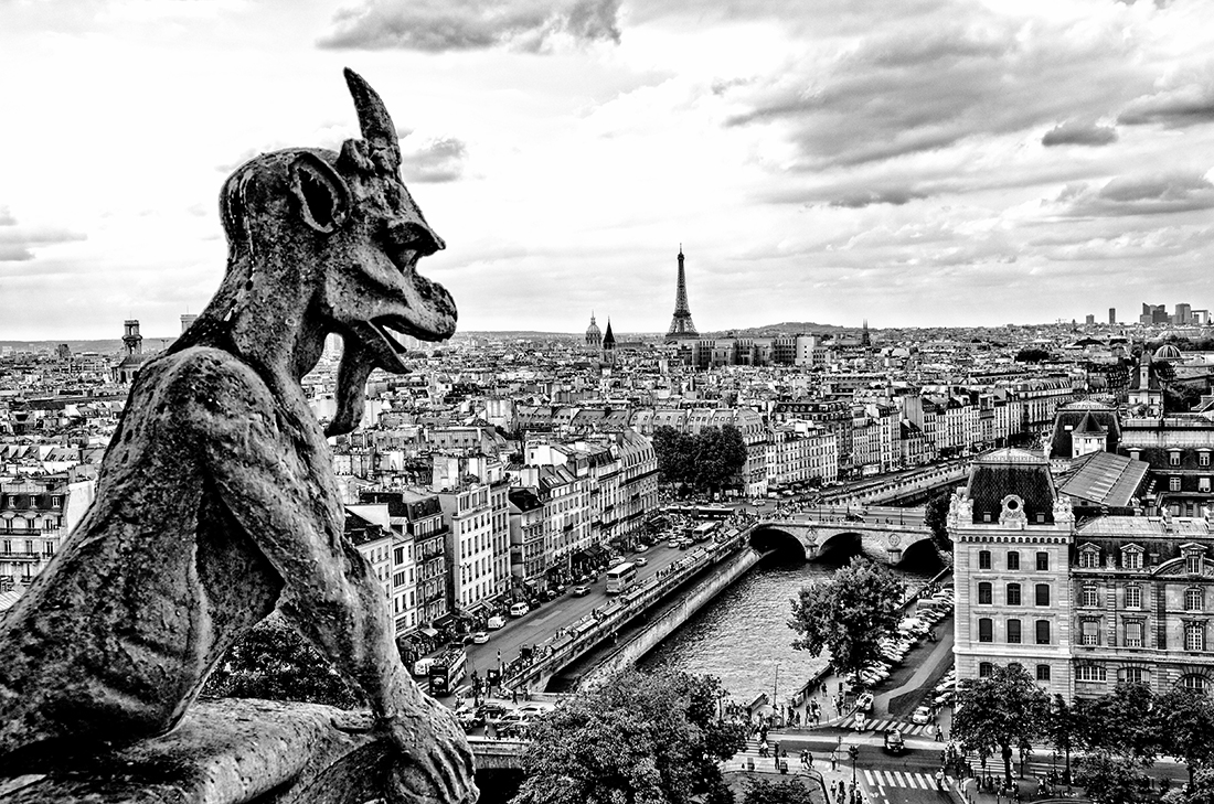 Paris Under Dramatic Skies