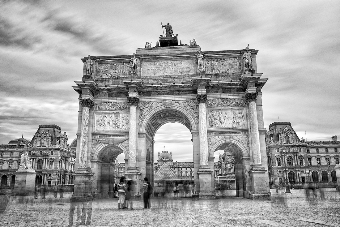 Paris Under Dramatic Skies