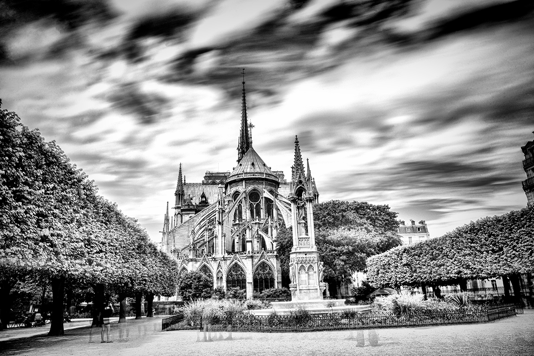 Paris Under Dramatic Skies