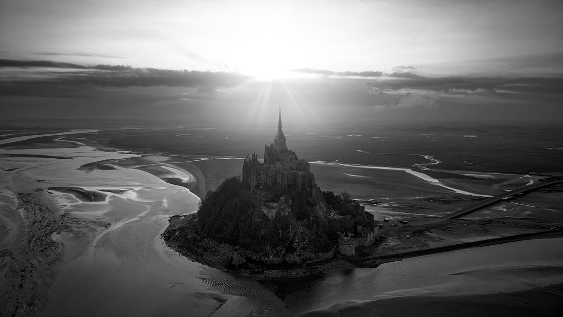 Mont Saint Michel sunrise