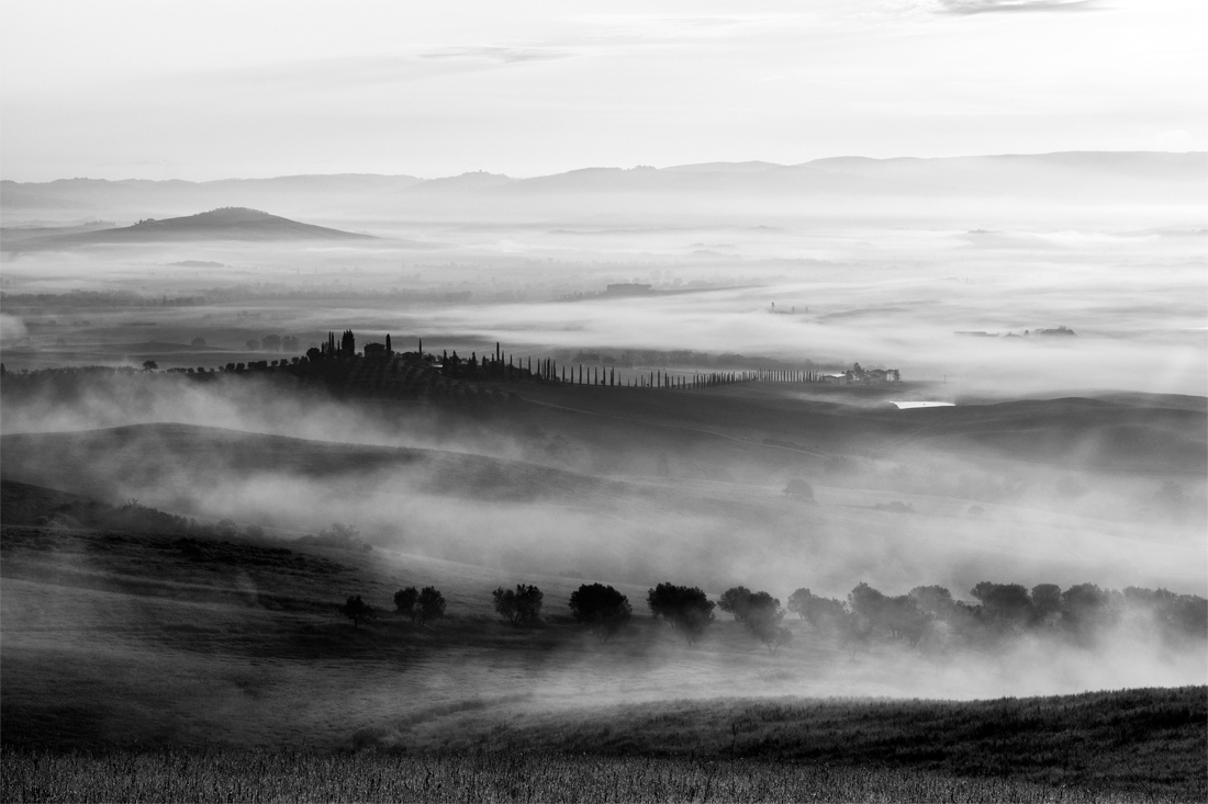 The Day Awakes In Tuscany