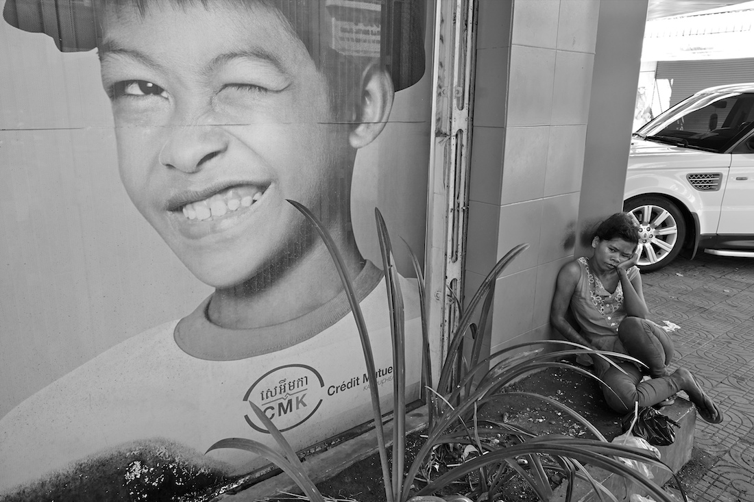 Ads and Street Art in Phnom Penh, Cambodia