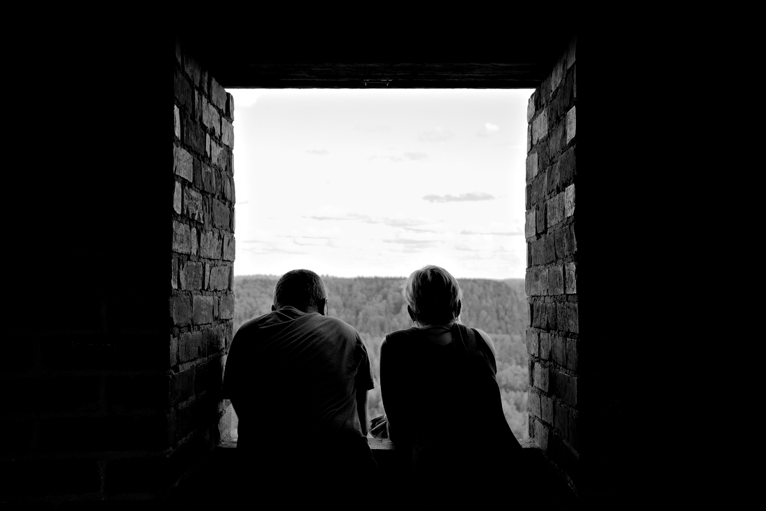 Emerge from the shadows, and then look at the horizon.