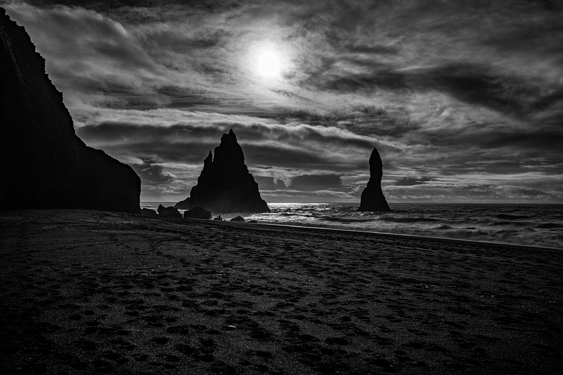 Black Beach Art