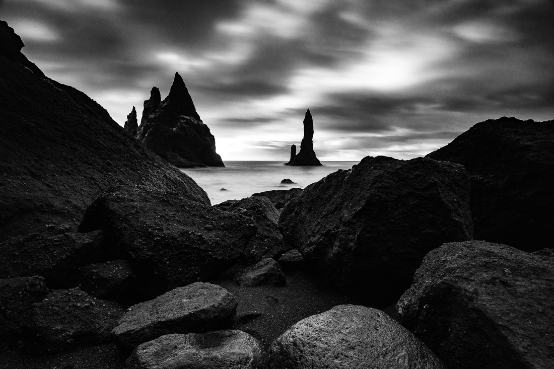 Black Beach Art