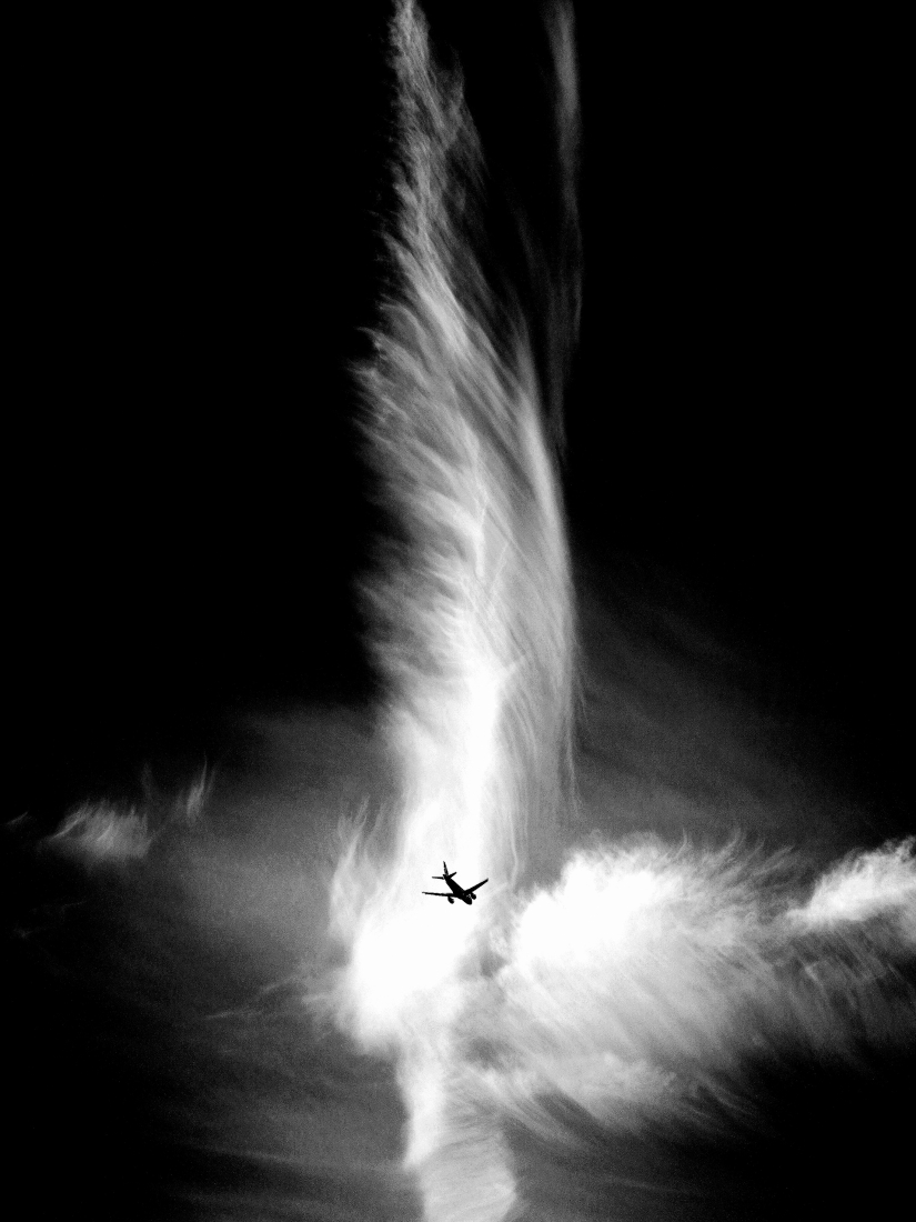 ...cloud with plane...