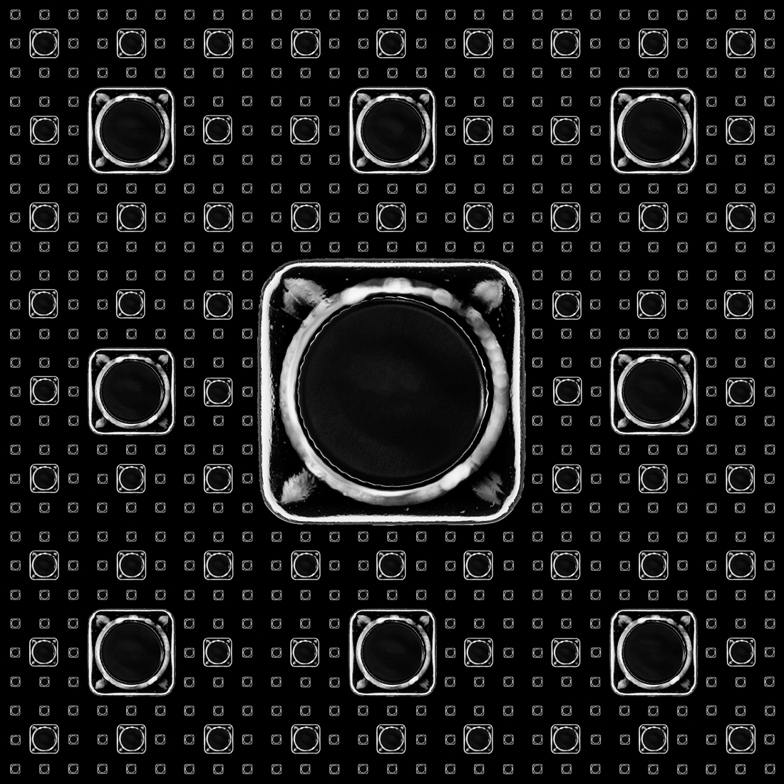Sierpinsky Carpet Fractal & Olive Oil