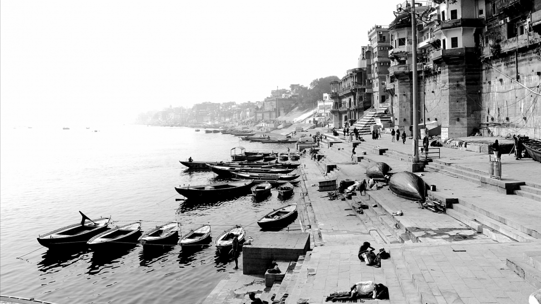 Photo of the old city Varanasi