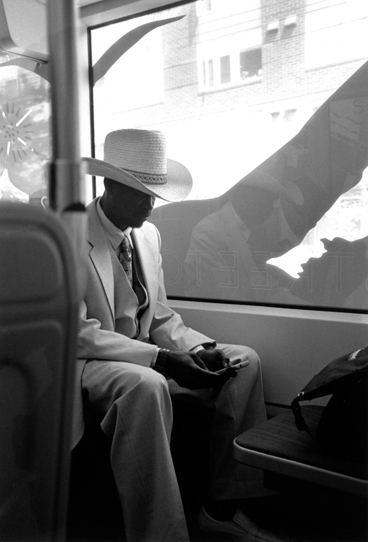 Man on Street Car (To be here. To be different. series)