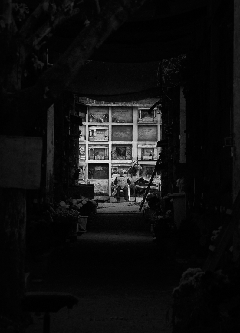 At the end of the hall