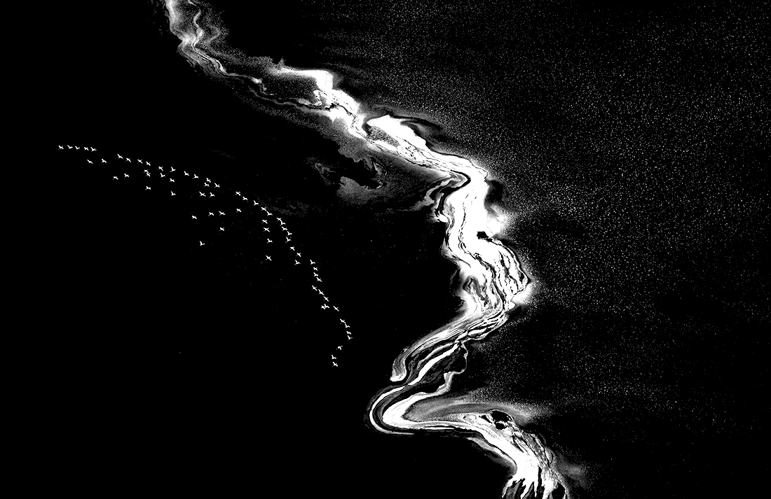 Aerial photography of Maigandi Lake