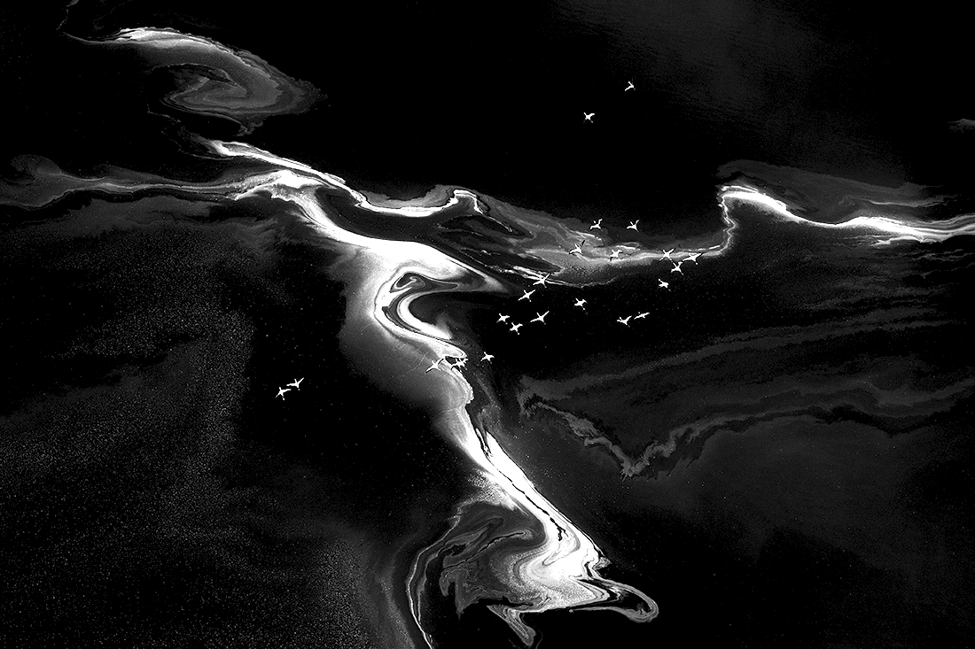 Aerial photography of Maigandi Lake