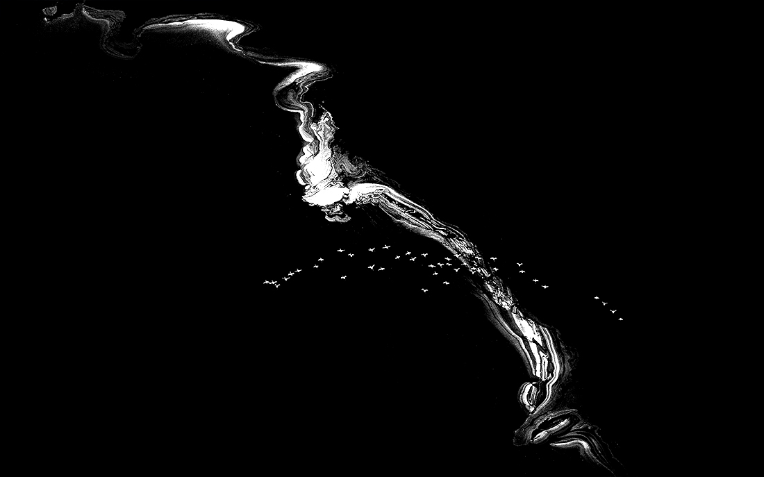 Aerial photography of Maigandi Lake