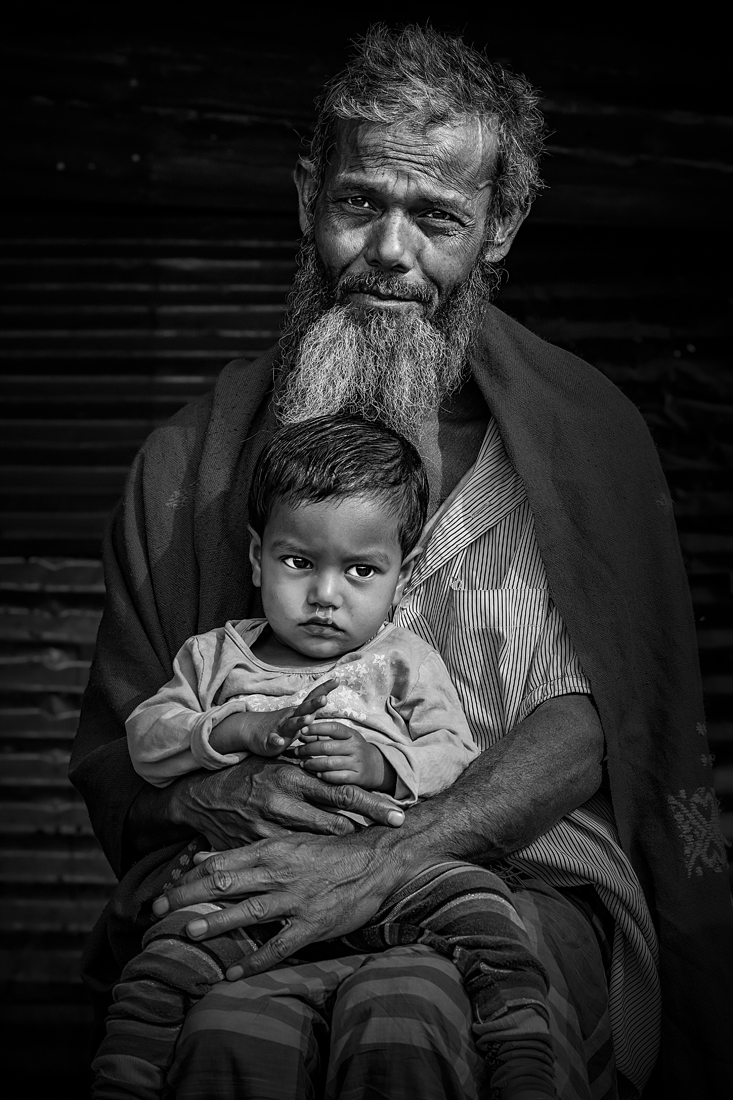 Grandpa and grandson