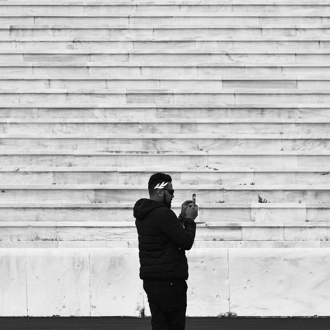 Stadium stairs