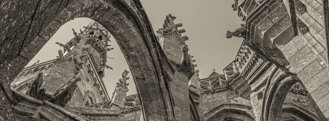 L'abbaye du Mont Saint-Michel pendant son confinement