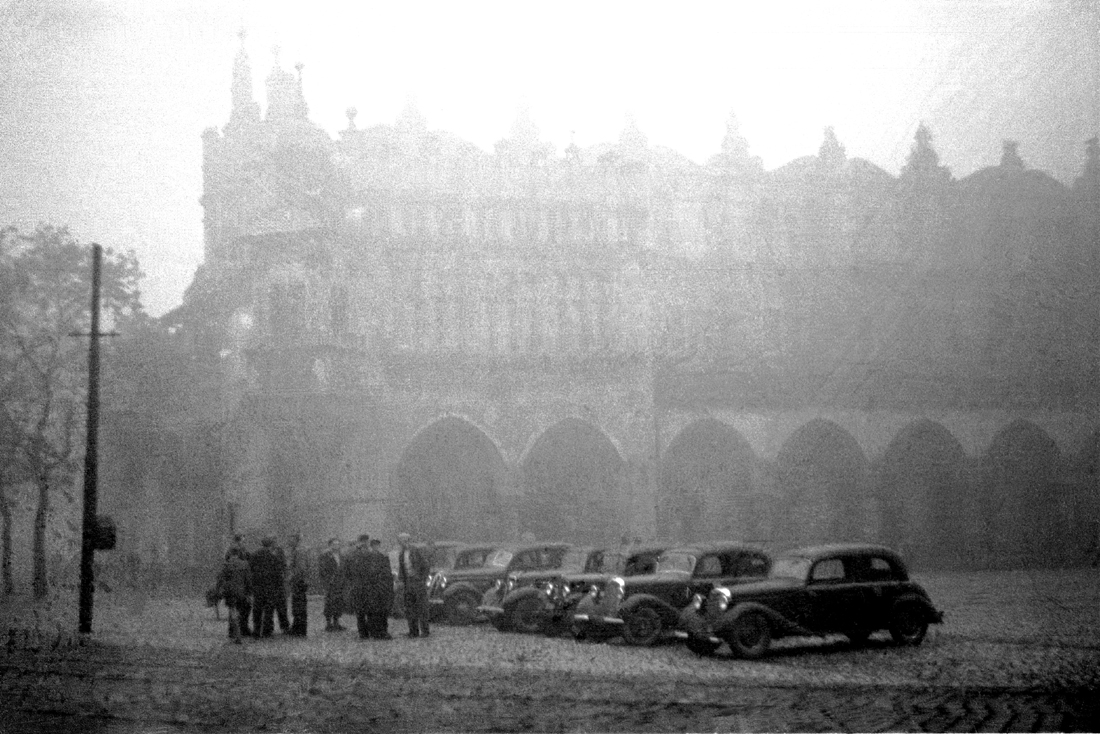 Old Krakow on a foggy day