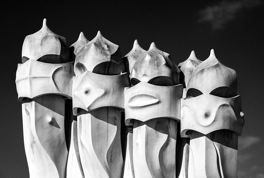 Chimneys, La Pedrera