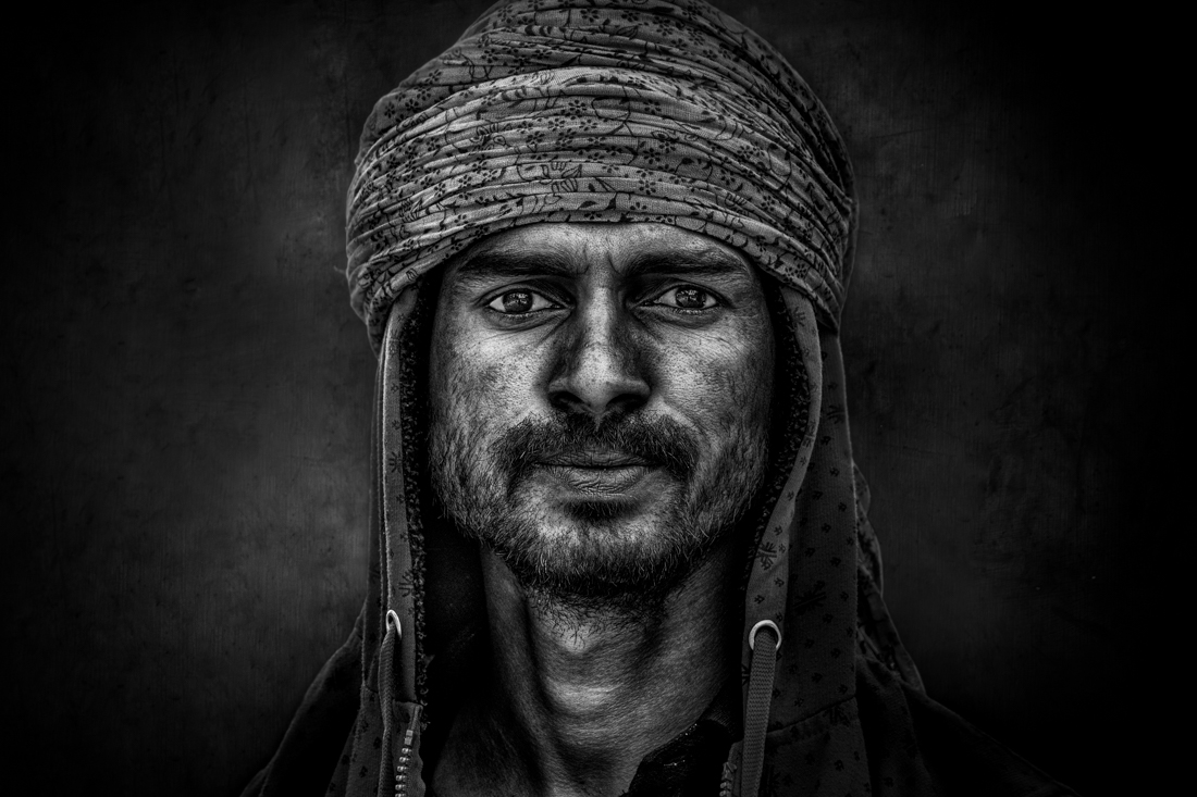 Portraits of Indian man
