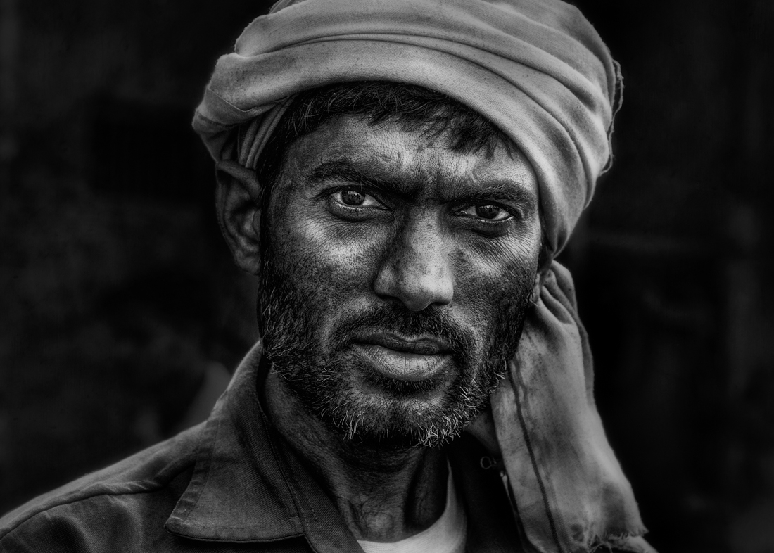 Portraits of Indian man