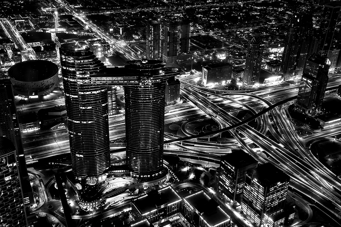 Dubai at night