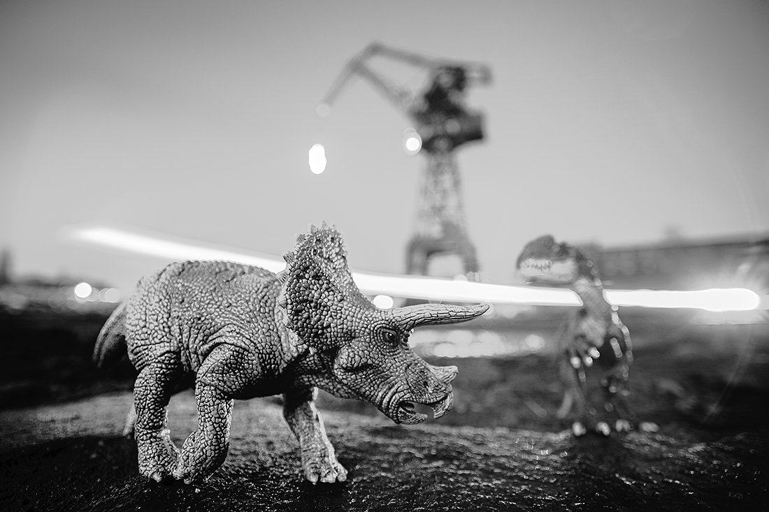 The dinosaurs in Stocznia Cesarska