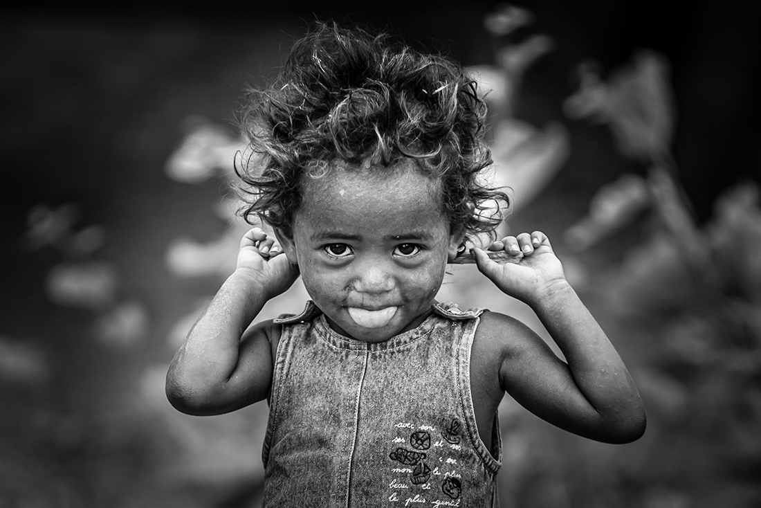 The eyes of Malagasy children 