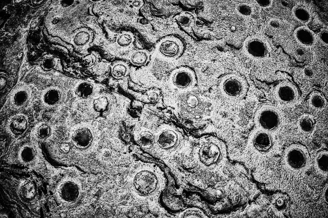 Salt mountain under drought 