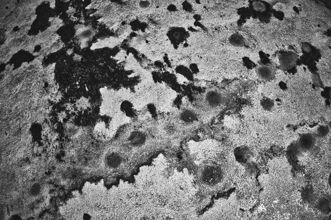 Salt mountain under drought 