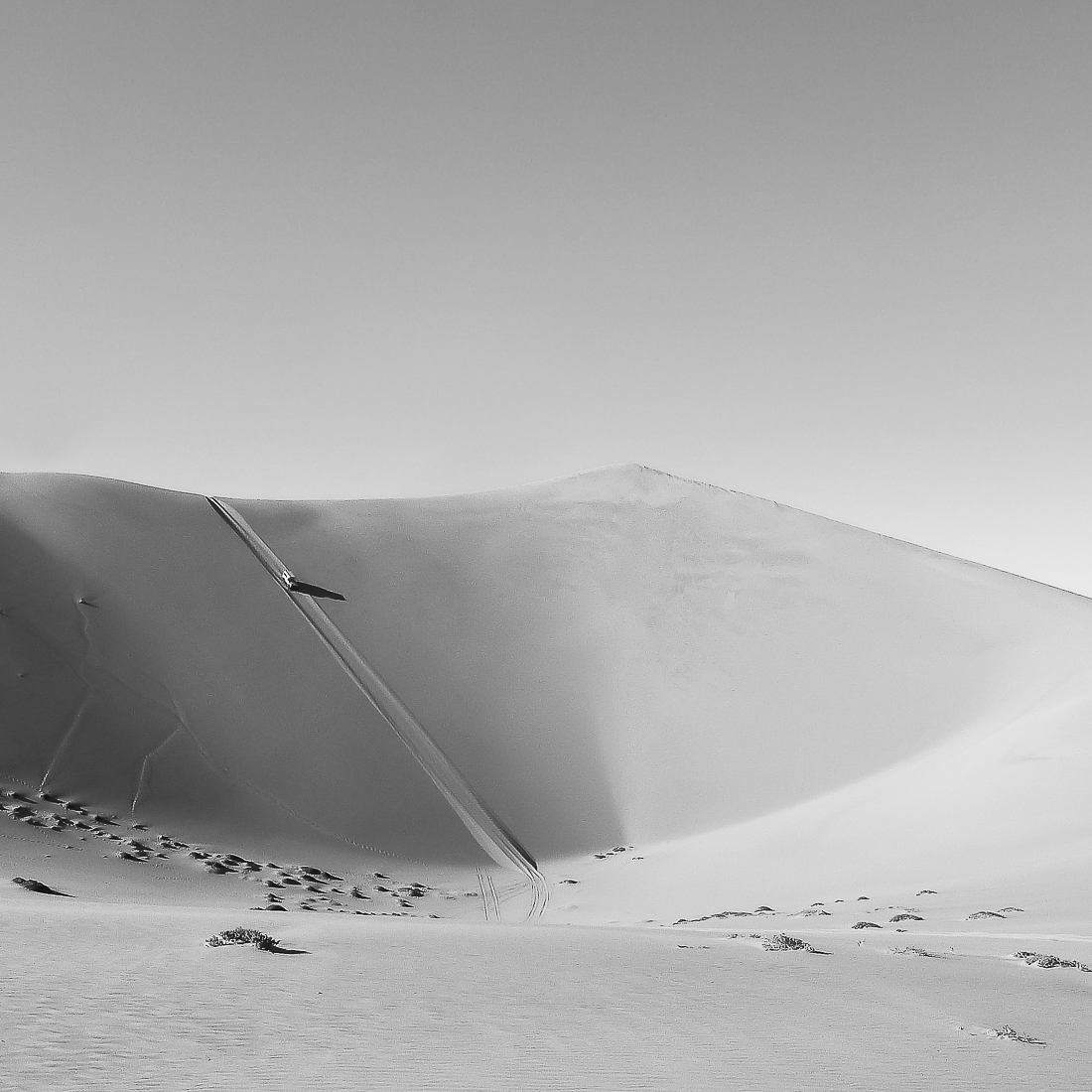 Crossing tne Namib desert
