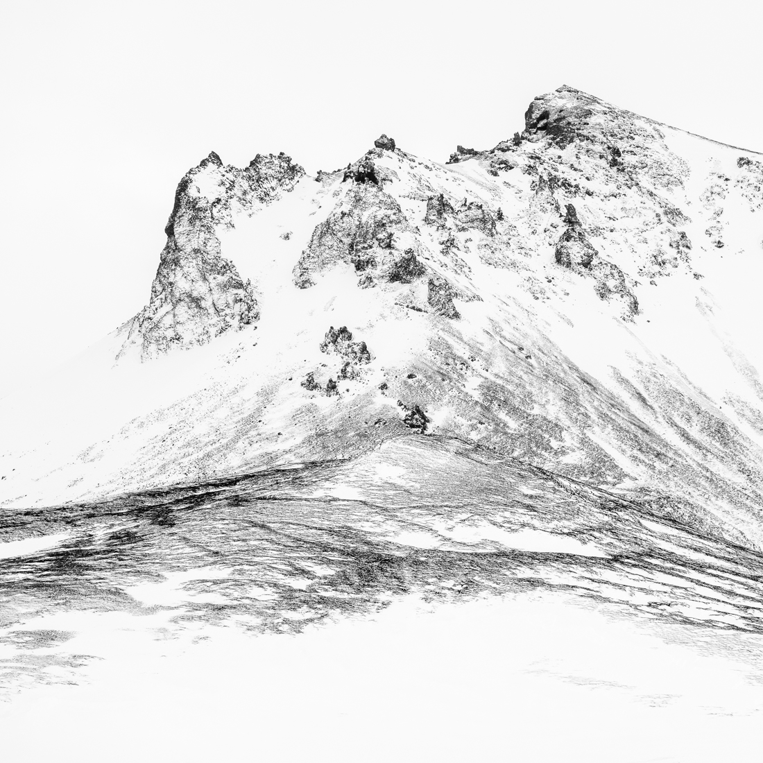 Sumi-e Mountain