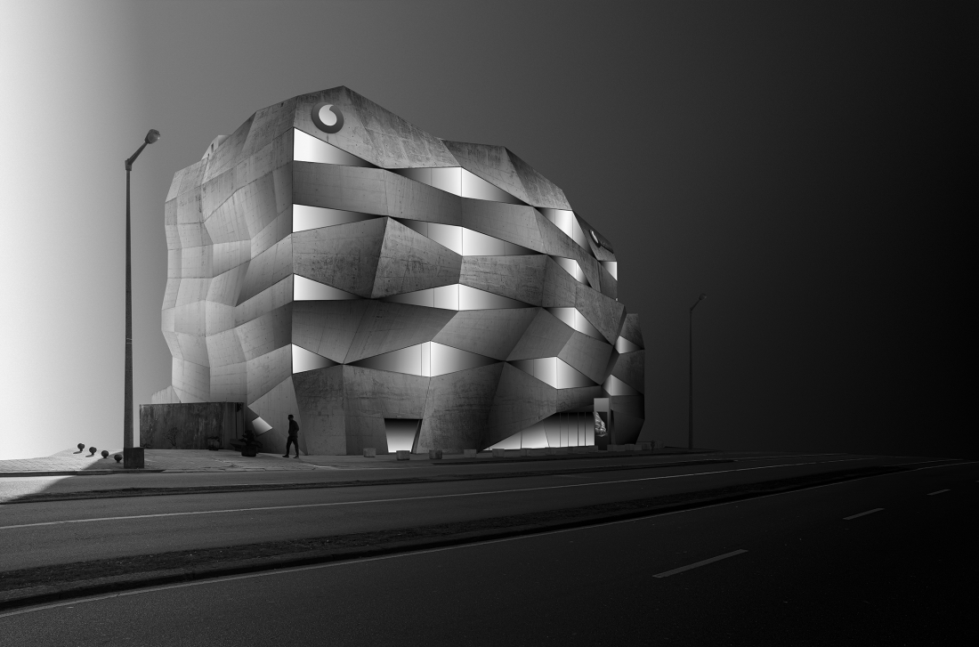 Vodafone building in Oporto 