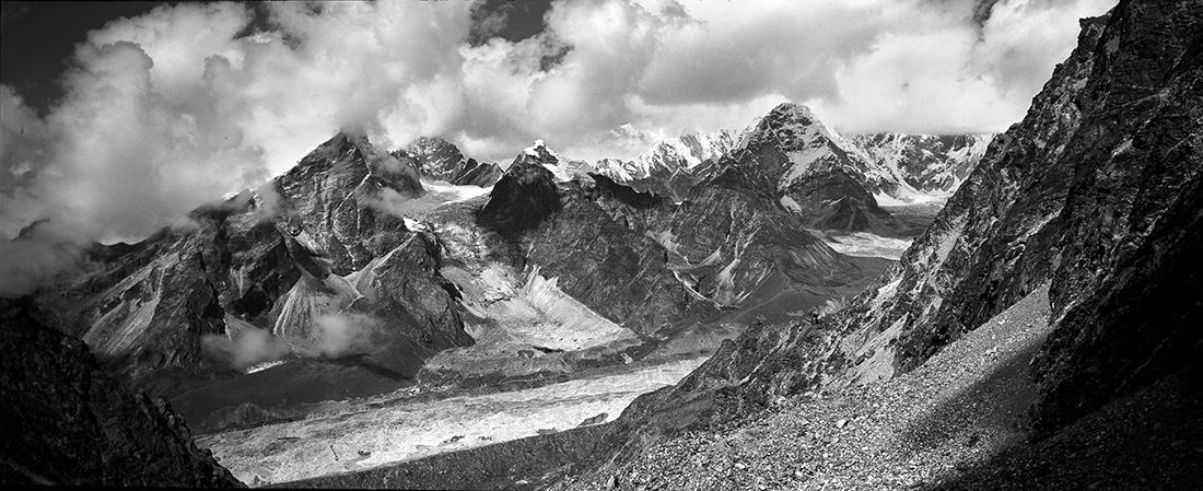 The Majestic Peaks of the Himalayas in the Land of the Sherpas