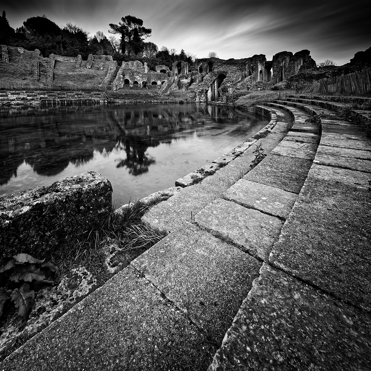 Flood in the roman amphitheater 