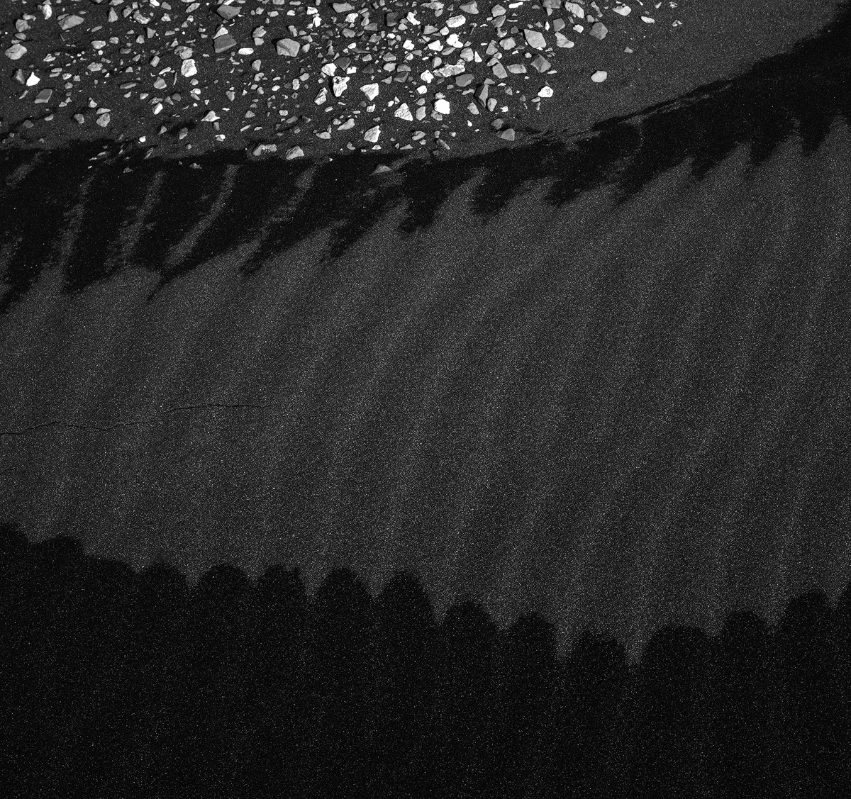 Icelandic black sand landscapes 