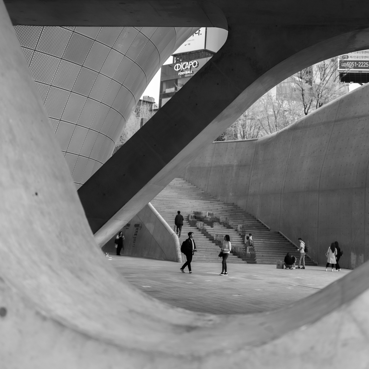 Dongdaemun Design Plaza in Seoul, South Korea