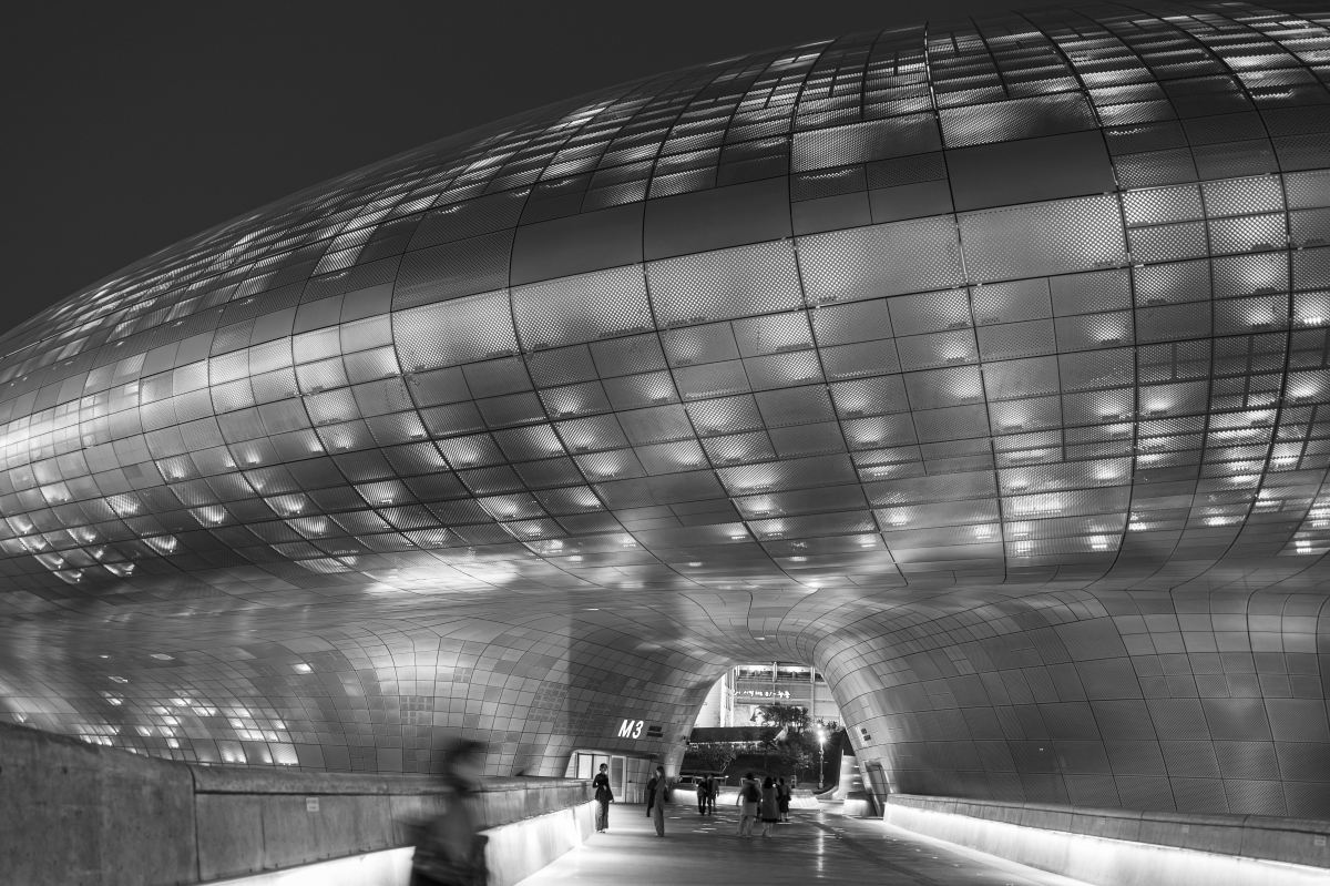 Dongdaemun Design Plaza in Seoul, South Korea
