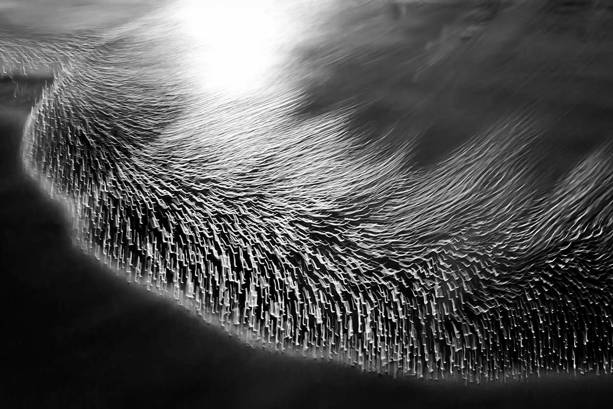 Light Dance Off Wet Sand