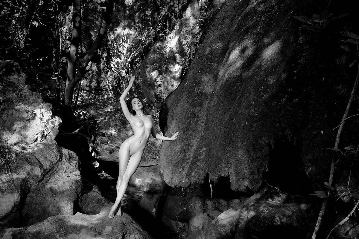 Bare harmony with nature