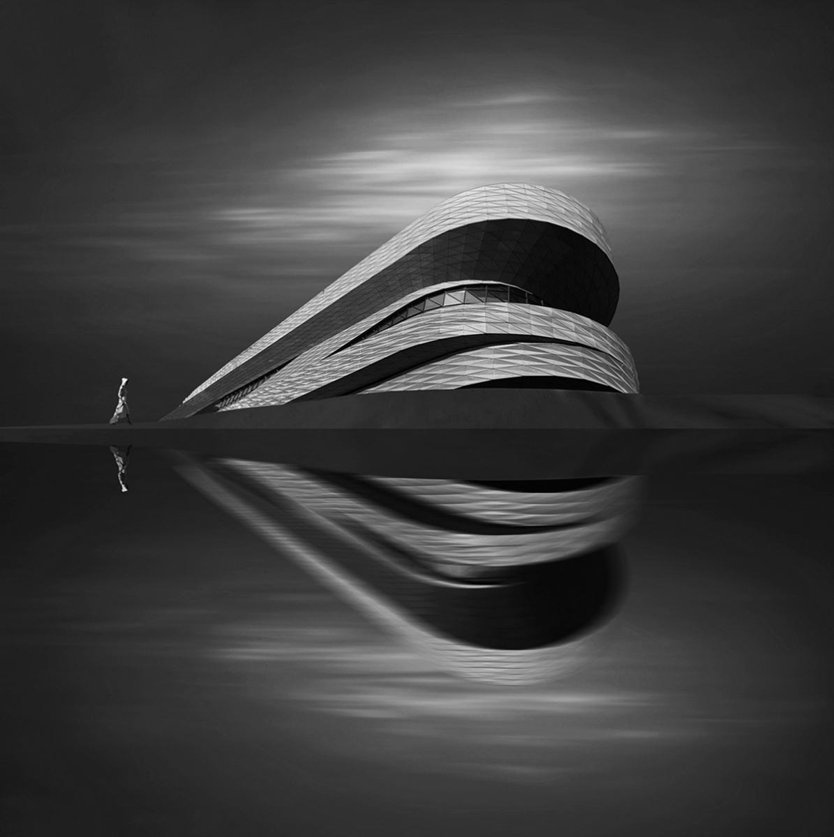 Mirror Reflections of Architecture Charm