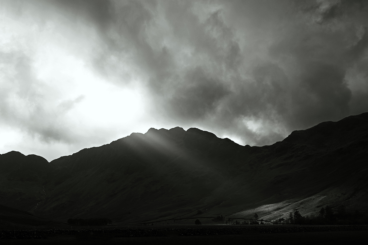 The Lake District: Forgoing the color.