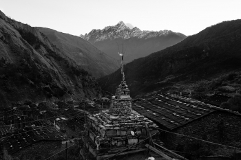 Before it shaked, Gatlang Village, Nepal