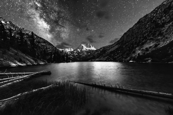The Milky Way over Barney Lake