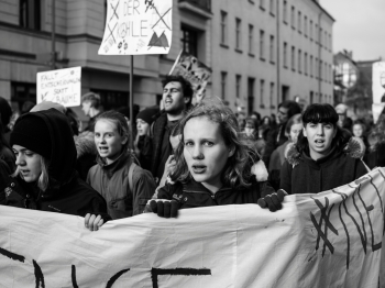 FridaysForFuture climate protest
