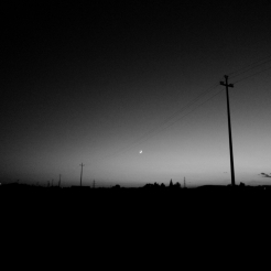 countryside in dim light
